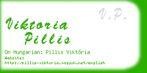 viktoria pillis business card